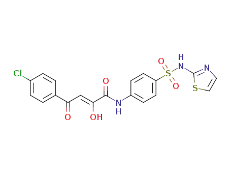 (2Z)-2-hydroxy-4-oxo-N-{4-[(1,3-thiazol-2-yl)sulfamoyl]phenyl}-4-(4-chlorophenyl)but-2-eneamide