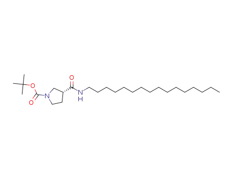 tert-butyl (R)-3-(hexadecylcarbamoyl)pyrrolidine-1-carboxylate