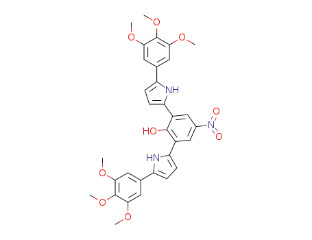 2,6-bis[5-(3,4,5-trimethoxyphenyl)pyrrol-2-yl]-4-nitrophenol