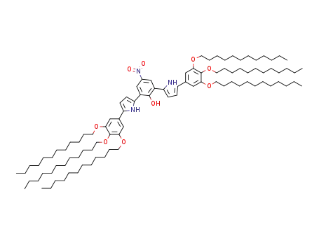 2,6-bis(5-(3,4,5-tridodecyloxyphenyl)pyrrol-2-yl)-4-nitrophenol