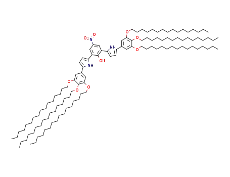 2,6-bis(5-(3,4,5-trihexadecyloxyphenyl)pyrrol-2-yl)-4-nitrophenol