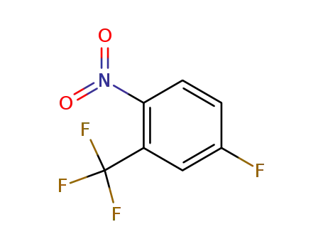 Molecular Structure of 393-09-9 (5-Fluoro-2-nitrobenzotrifluoride)