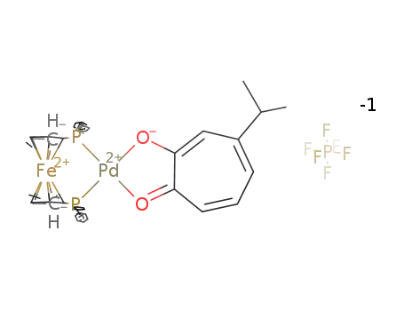 [Pd(Hino)(1,1′-bis(dipheny1phosphino)ferrocene)](hexafluorophosphate)