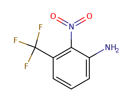 Molecular Structure of 386-71-0 (2-nitro-3-(trifluoromethyl)aniline)