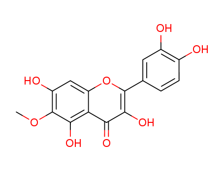 4H-1-Benzopyran-4-one,2-(3,4-dihydroxyphenyl)-3,5,7-trihydroxy-6-methoxy-(519-96-0)