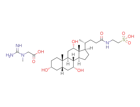 amino((carboxymethyl)(methyl)amino)methaniminium 2-((R)-4-((3R,5S,7R,8R,9S,10S,12S,13R,14S,17R)-3,7,12-trihydroxy-10,13-dimethylhexadecahydro-1H-cyclopenta[a]phenanthren-17-yl)pentanamido)ethane-1-sulfonate