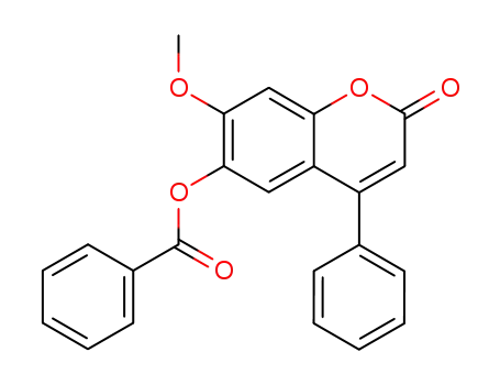 6-benzoyloxy-7-methoxy-4-phenyl-coumarin