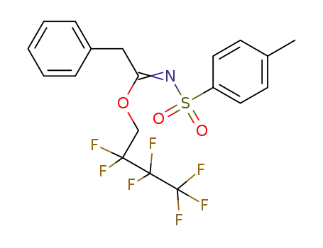 2,2,3,3,4,4,4-heptafluorobutyl 2-phenyl-N-tosylacetimidate