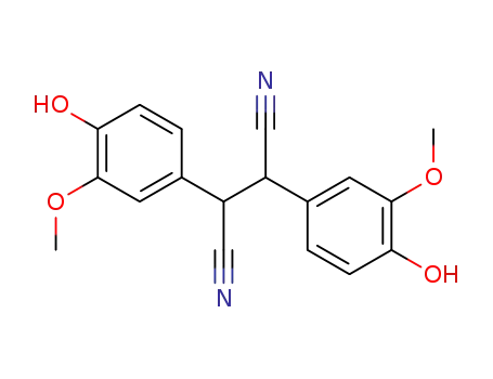 2,3-bis-(4-hydroxy-3-methoxy-phenyl)-succinonitrile