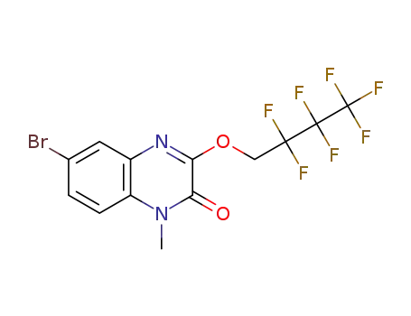 6-bromo-3-(2,2,3,3,4,4,4-heptafluorobutoxy)-1-methylquinoxalin-2(1H)-one