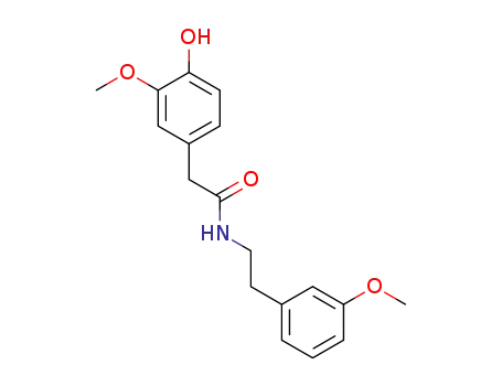 2-(4-hydroxy-3-methoxyphenyl)-N-[2-(3-methoxyphenyl)ethyl]acetamide
