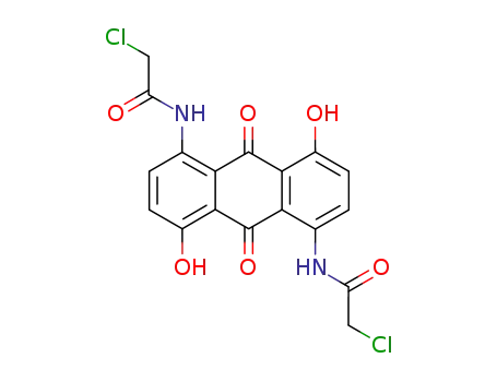 1,5-bis-(2-chloro-acetylamino)-4,8-dihydroxy-anthraquinone