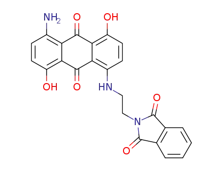 2-(2-((5-amino-4,8-dihydroxy-9,10-dioxo-9,10-dihydroanthracene-1-yl)amino)ethyl)isoindoline-1,3-dione