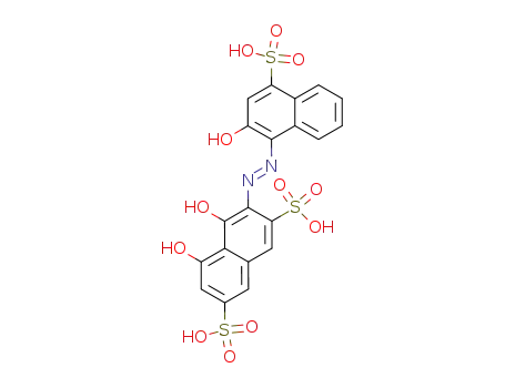 4,5-dihydroxy-3-(2-hydroxy-4-sulfo-[1]naphthylazo)-naphthalene-2,7-disulfonic acid