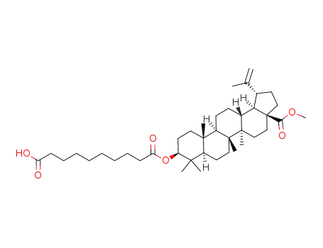 10-{[(1R,3aS,5aR,5bR,9S,11aR)-3a-(methoxycarbonyl)-5a,5b,8,8,11a-pentamethyl-1-(prop-1-en-2-yl)icosahydro-1H-cyclopenta[a]chrysen-9-yl]oxy}-10-oxodecanoic acid