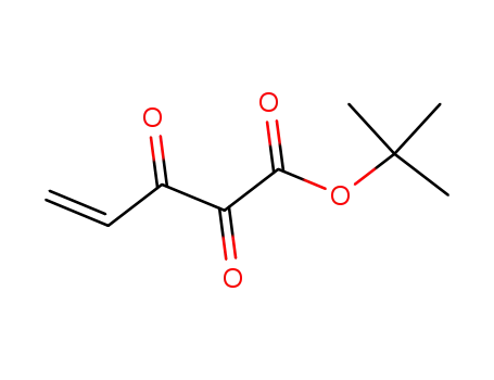 Molecular Structure of 117917-40-5 (4-Pentenoic acid, 2,3-dioxo-, 1,1-dimethylethyl ester)
