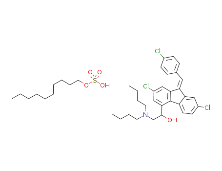 lumefantrine 1-decyl sulfate