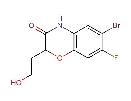 6-bromo-7-fluoro-2-(2-hydroxyethyl)-2H-benzo[b][1,4]oxazin-3(4H)one
