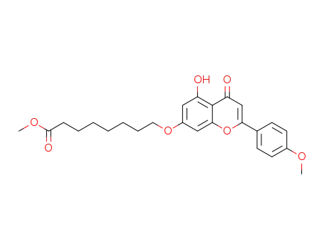 methyl 8-((5-hydroxy-2-(4-methoxyphenyl)-4-oxo-4H-chromen-7-yl)oxy)octanoate