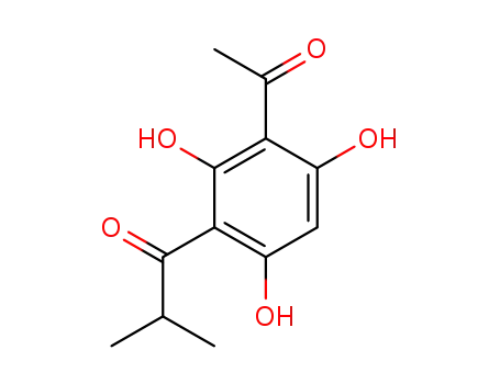 1-(3-acetyl-2,4,6-trihydroxyphenyl)-2-methylpropan-1-one