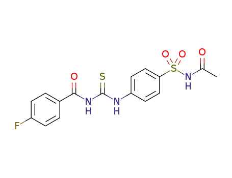 4-fluoro-N‐({4‐[N′‐(acetyl)sulfamoyl]phenyl}carbamothioyl)benzamide