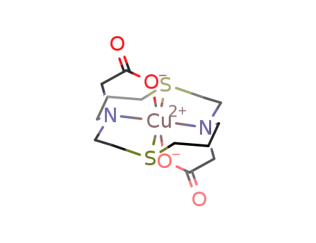 2,2'-(1,8-dithia-4,11-diazacyclotetradecane-4,11-diyl)diacetate copper(II)