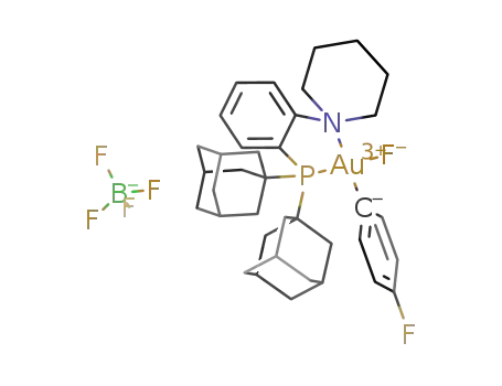 C37H48AuF2NP(1+)*BF4(1-)