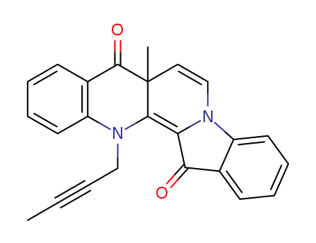 13-(but-2-yn-1-yl)-7a-methylbenzo[b]indolo[1,2-h][1,7]naphthyridine-8,14-(7aH,13H)-dione