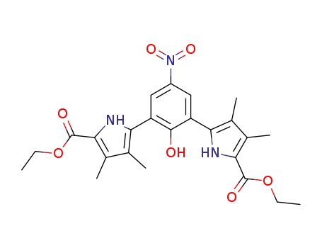 2,6-bis(5-ethoxycarbonyl-3,4-dimethylpyrrol-2-yl)-4-nitrophenol