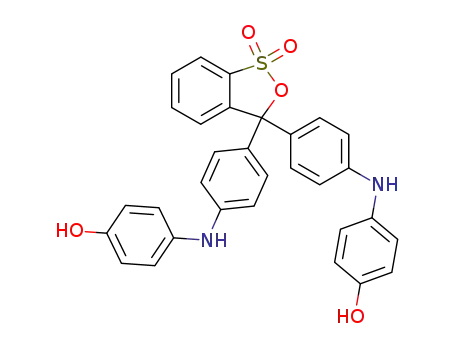3,3-bis-[4-(4-hydroxy-anilino)-phenyl]-3H-benz[c][1,2]oxathiol-1,1-dioxide