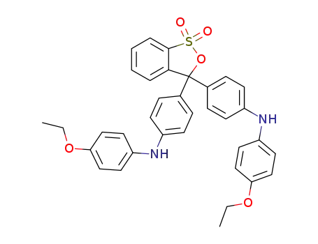 3,3-bis-(4-p-phenetidino-phenyl)-3H-benz[c][1,2]oxathiol-1,1-dioxide