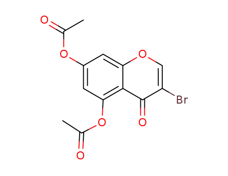 3-bromo-4-oxo-4H-chromene-5,7-diyl diacetate