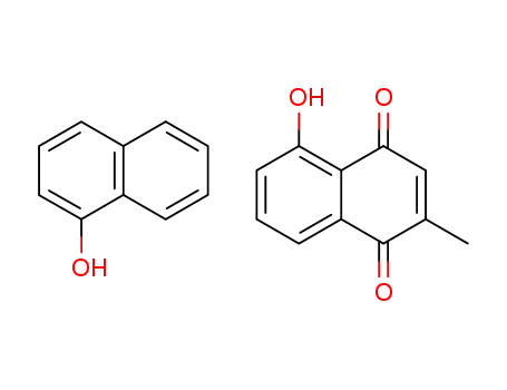 5-hydroxy-2-methyl-[1,4]naphthoquinone; compound with naphthol-(1)