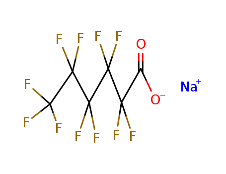 Hexanoic acid,2,2,3,3,4,4,5,5,6,6,6-undecafluoro-, sodium salt (1:1)