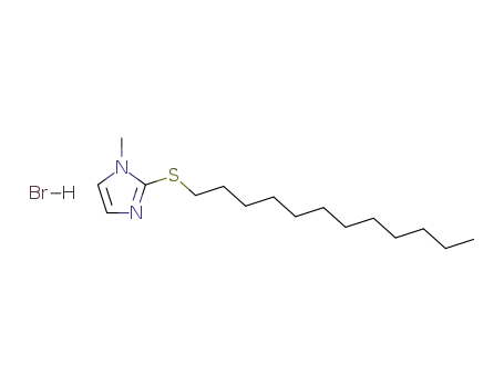 2-Dodecylsulfanyl-1-methyl-1H-imidazole; hydrobromide