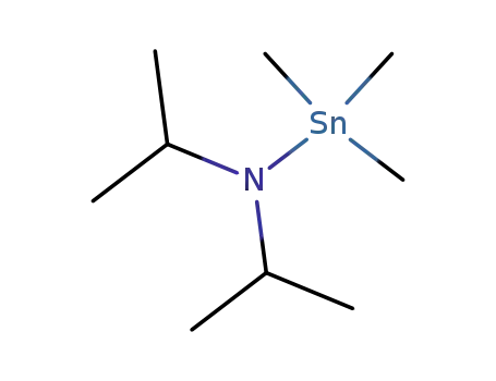 Molecular Structure of 1068-71-9 (Stannanamine, 1,1,1-trimethyl-N,N-bis(1-methylethyl)-)
