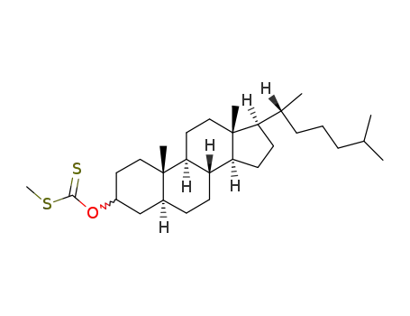 O-cholestanyl-S-methyl dithiocarbonate