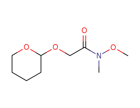 N-methoxy-N-methyl-2-(tetrahydro-pyran-2-yloxy)-acetamide