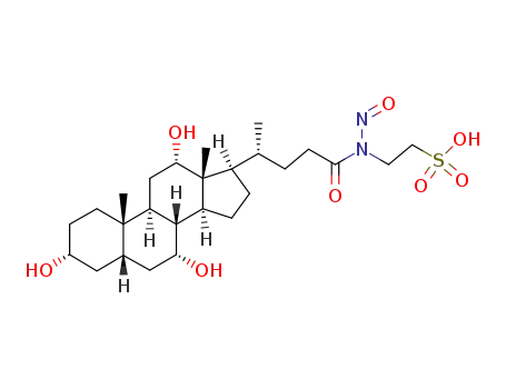 Molecular Structure of 82660-96-6 (N-Nitrosotaurocholic acid)
