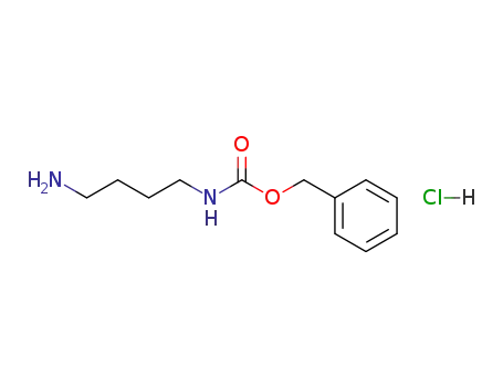 Molecular Structure of 18807-73-3 (BENZYL N-(4-AMINOBUTYL)CARBAMATE HYDROCHLORIDE)