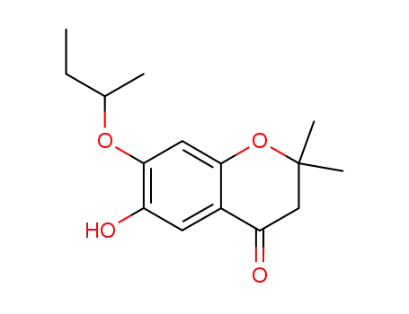 7-O-sec-butyl-6-hydroxy-2,2-dimethyl-4-chromanone
