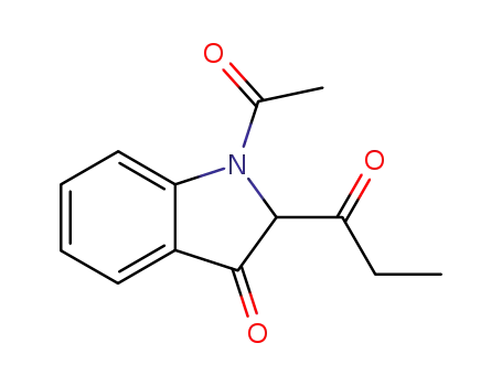 1-acetyl-2-propionyl-3-indolinone