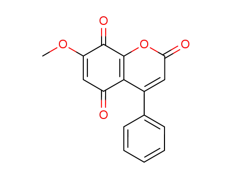 5,8-diketo-7-methoxy-4-phenylcoumarin