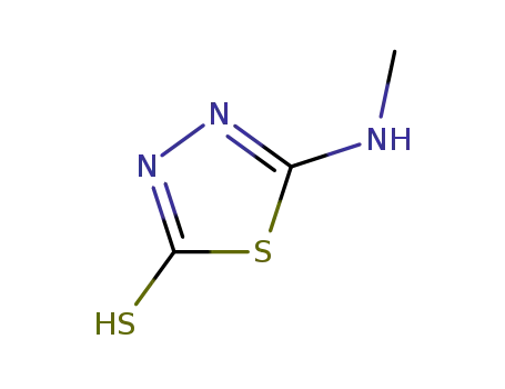 Molecular Structure of 27386-01-2 (5-METHYLAMINO-[1,3,4]THIADIAZOLE-2-THIOL)