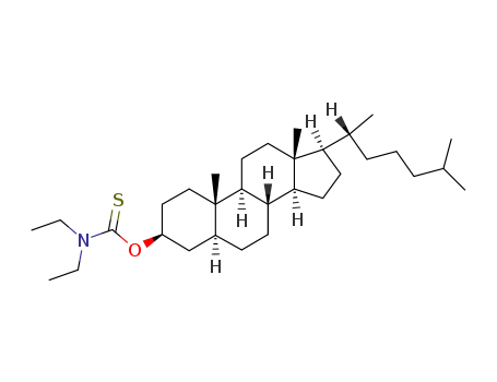 3β-(NN-diethylaminothiocarbonyloxy)-5α-cholestane