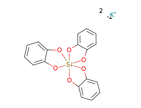 Molecular Structure of 101519-13-5 (Dipotassium tris(1,2-benzenediolato-O,O')silicate)