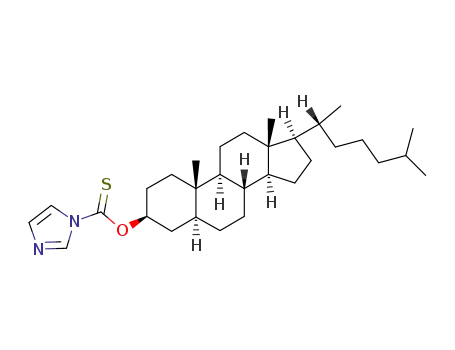 1-(5α-cholestan-3β-yloxythiocarbonyl)imidazole