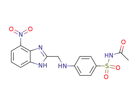 N-Acetyl-4-[(4-nitro-1H-benzoimidazol-2-ylmethyl)-amino]-benzenesulfonamide