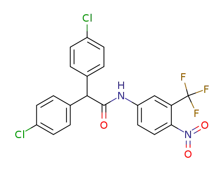 2,2-Bis-(4-chloro-phenyl)-N-(4-nitro-3-trifluoromethyl-phenyl)-acetamide
