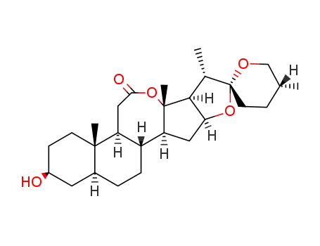 (25R)-C-homo-12a-oxa-3β-hydroxy-5α-spirostan-12-one